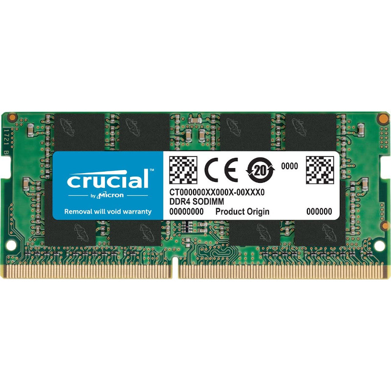Memoria RAM Crucial SO-DIMM 8GB DDR4 3200Mhz PC4-25600 CL22