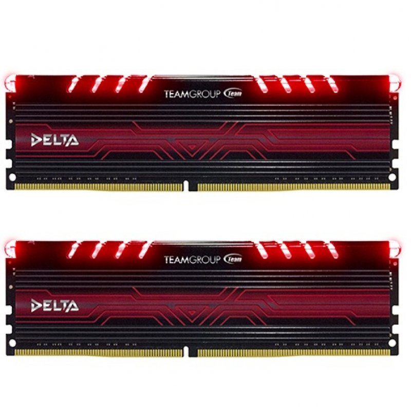 Memoria RAM Team Group Delta Series LED 32GB (2x16GB) DDR4-2400 MHz CL15