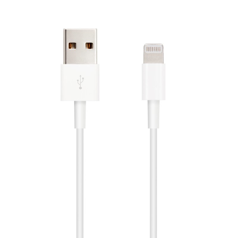 Cable Lightning a USB 2.0 Nanocable 10.10.0401 1mtr Blanco