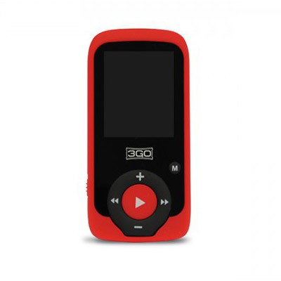 Reproductor MP4 Arya 8GB Rojo y Negro