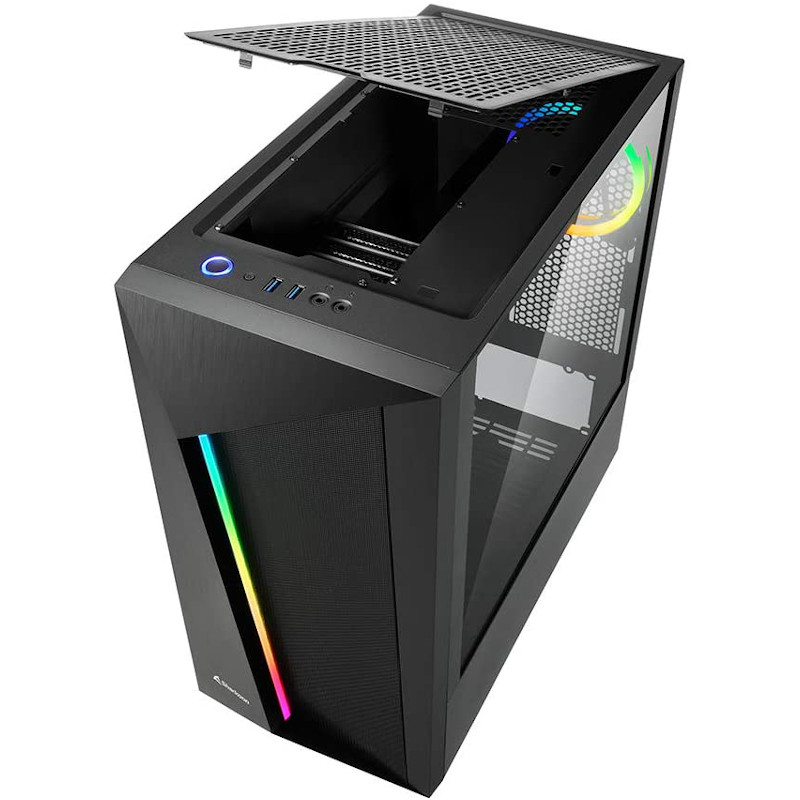Caja PC Sharkoon REV100 ATX RGB Negro