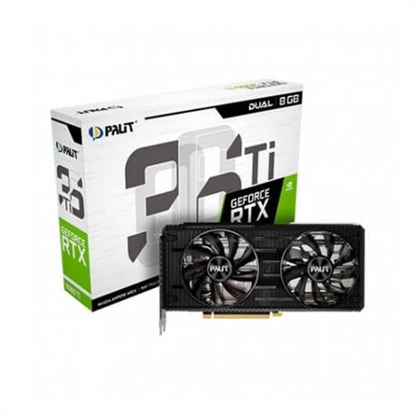 Tarjeta Gráfica Palit GeForce RTX 3060 TI DUAL 8GB GDDR6 - LHR
