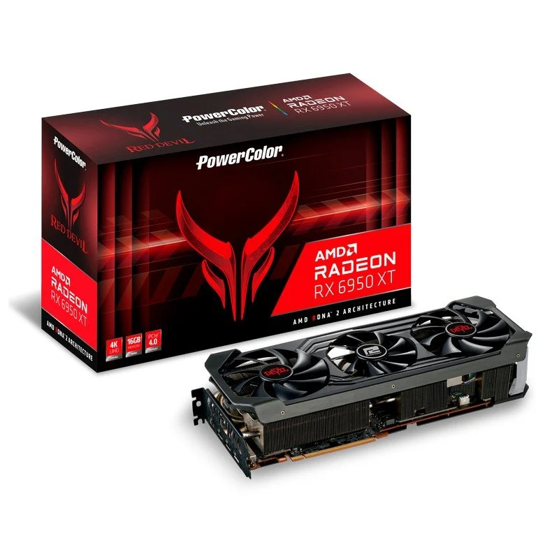 Tarjeta Gráfica PowerColor Red Devil AMD Radeon RX 6950XT 16GB GDDR6