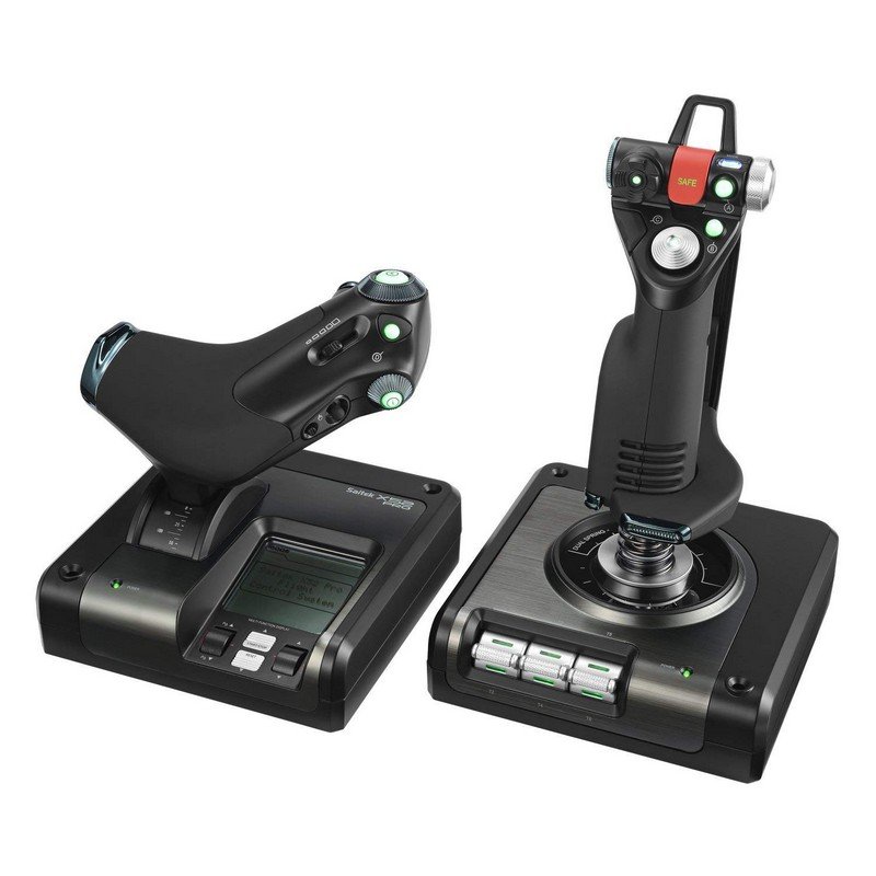 Controlador Simulador de Vuelo Logitech G Saitek X52 Pro