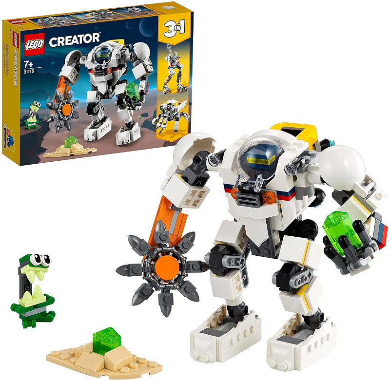 LEGO 31115 Creator 3en1 Meca Minero Espacial