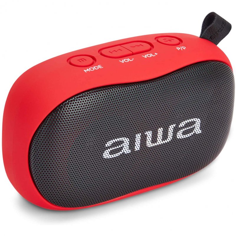 Altavoz Aiwa BST-500 Bluetooth 12W Rojo