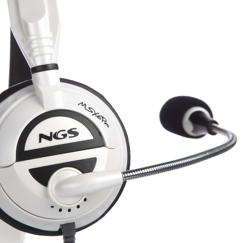 Auriculares con Microfono NGS MSX6 Pro White