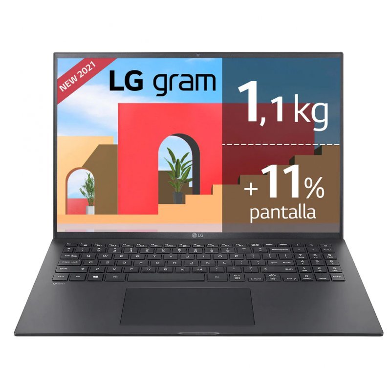 Portátil LG Gram 16Z95P-G.AA79B Intel Core i7-1195G7 16GB 1TB SSD 16