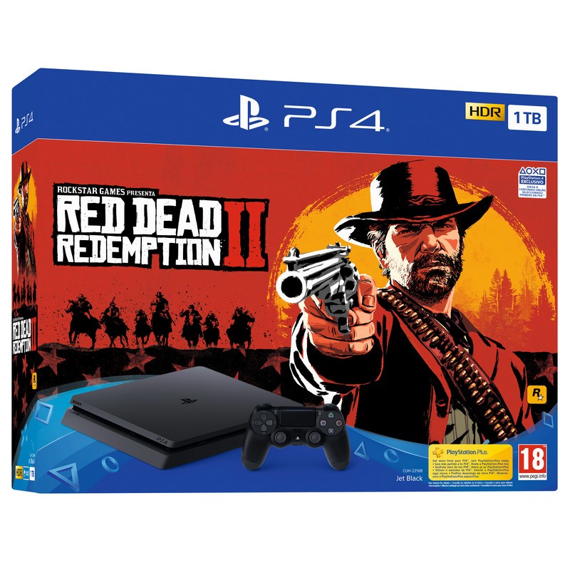 Sony PlayStation 4 Slim 1TB + Red Dead Redemption 2