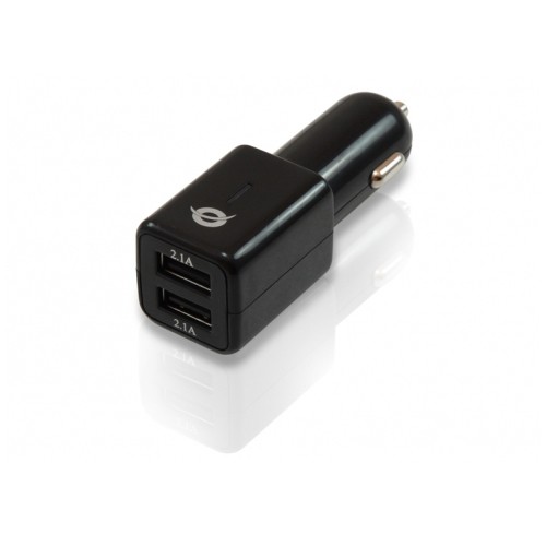 Adaptador USB a Mechero de Coche Conceptronic CUSBCAR4A (2xUSB)