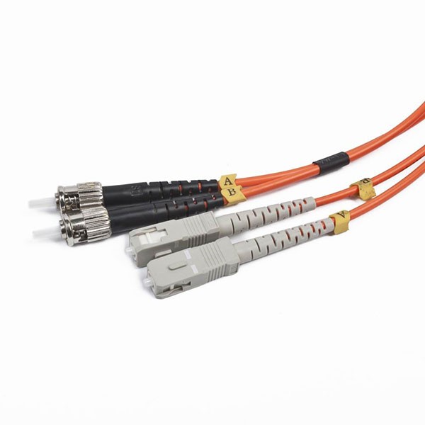Cable Fibra Optica Duplex Multimodo 50/125 ST / SC - OM2 Gembird 2mtr