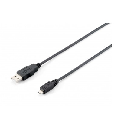Cable Adaptador USB A Macho a Micro USB B Macho Equip 1.8m
