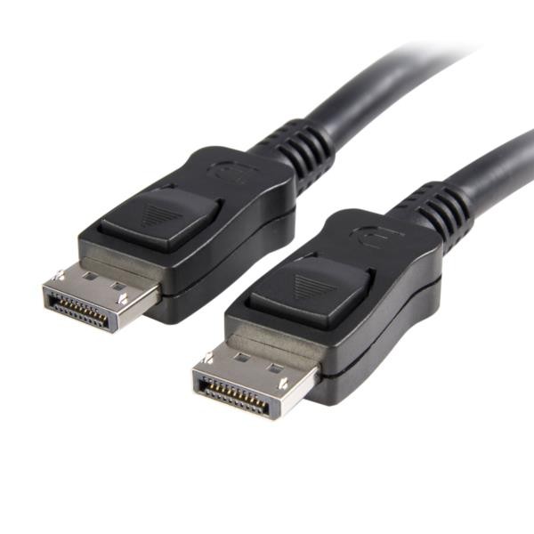 Cable 50cm DisplayPort con Cierre de Seguridad 1.2 4k