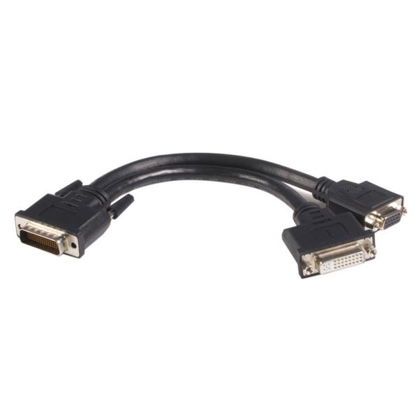 Cable Adaptador DMS59 Macho a DVI-D-VGA Hembra Startech