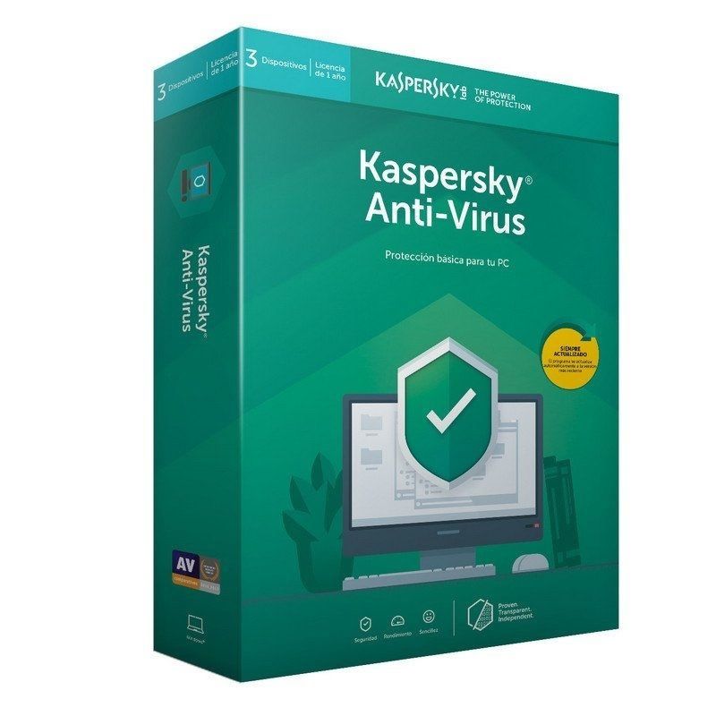 Kaspersky Anti-Virus 2020 3 Dispositivos