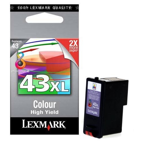 Lexmark No.43XL (18YX143E) Cartucho de Tinta Original Color