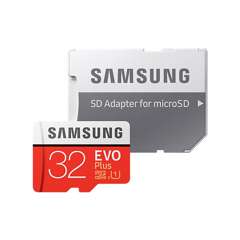 Tarjeta MicroSDHC 32GB Clase 10 UHS-I Samsung EVO Plus c/Adapt - 2017