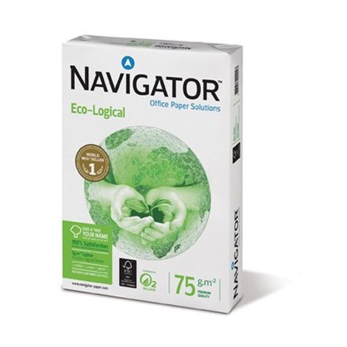 Papel Navigator ECO-LOGICAL DIN-A4 75g pack 500 pcs