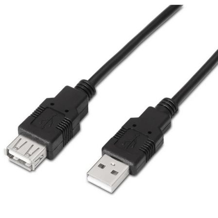 CABLE ALARGADOR USB 2.0 AISENS A101-0016 - CONECTORES USB TIPO A MACHO/ A HEMBRA