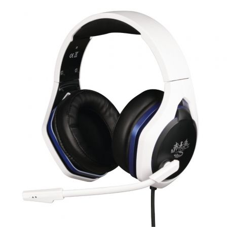 PS5 Auriculares Gaming con Micrófono Konix Mythics Hyperion / Jack 3.5 / Blanco