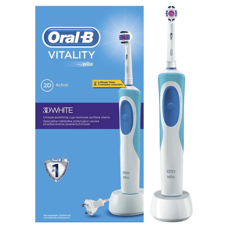 Cepillo Dental Braun Oral-B Vitality 3D White