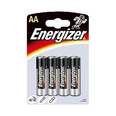 Pila Alcalina AA Energizer Pack 4 uds (LR6)