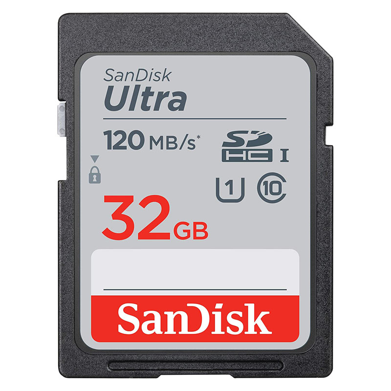 Sandisk Ultra SDSDUN4-032G-GN6IN Tarjeta SDHC 32GB Clase 10 UHS-I 120MB/s