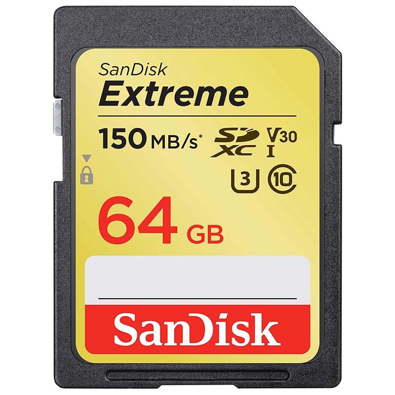 Sandisk Extreme SDSDXV6-064G-GNCIN Tarjeta SDXC 64GB Clase 10 U3 V30