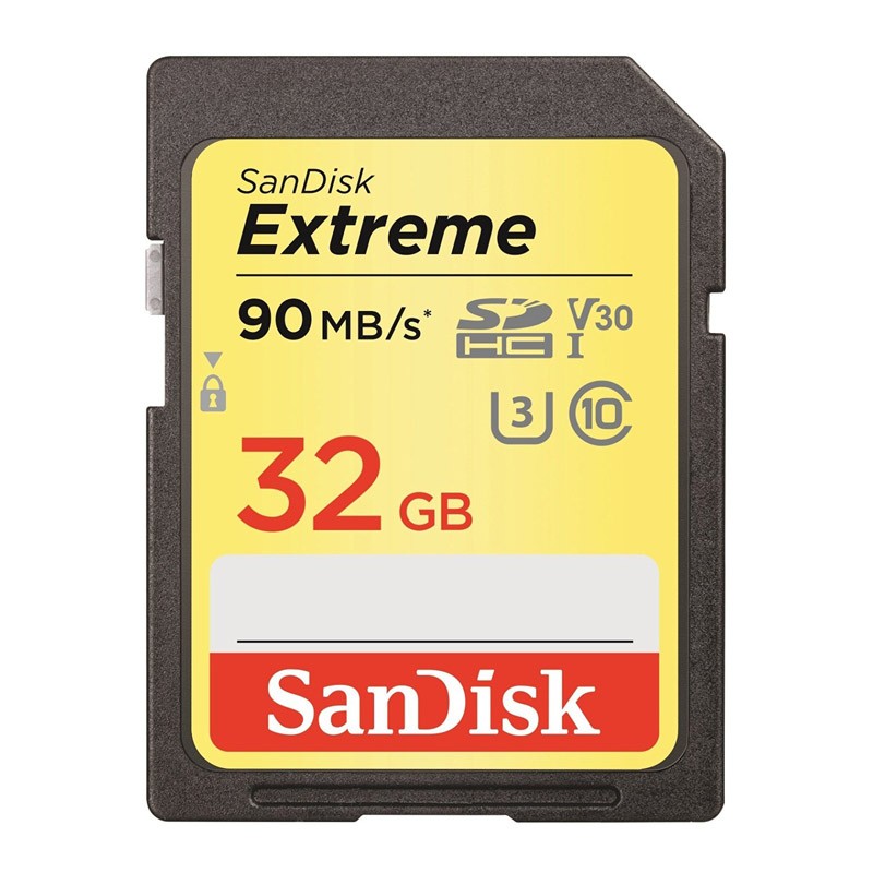 Sandisk Extreme SDSDXVE-032G-GNCIN Tarjeta SDHC 32GB Clase 10 UHS-I U3 V30