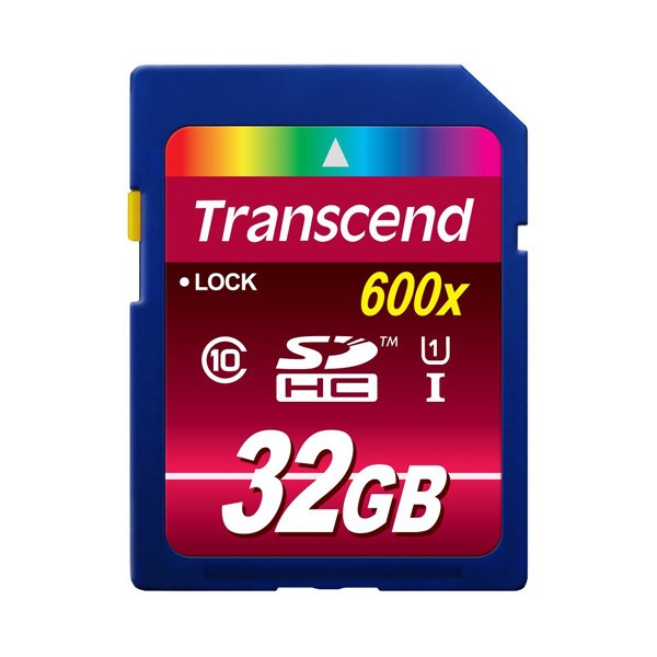Tarjeta SDHC 32GB Clase 10 UHS-I Transcend 600x