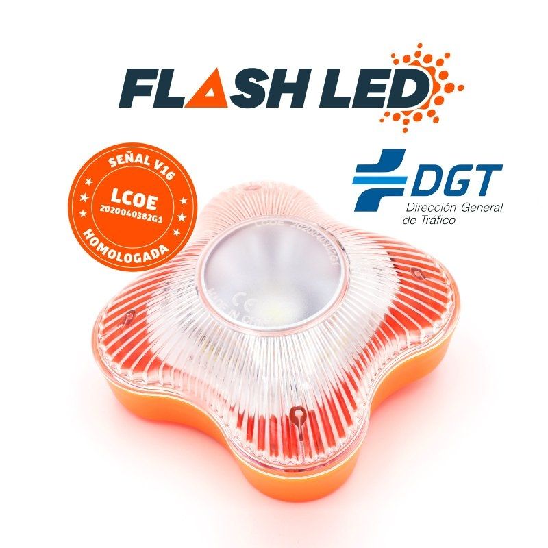 Luz de Emergencia V16 L Wikango Flash LED / Homologada