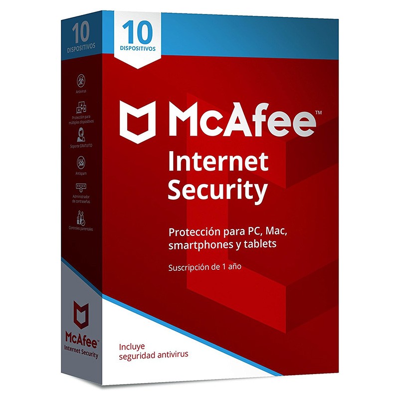 McAfee Internet Security 2018 10 Dispositivos