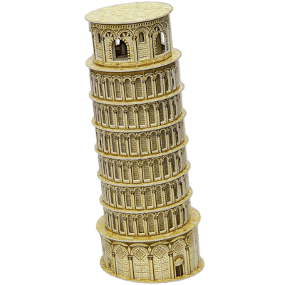 Puzzle Kit 3D Torre de Pisa (13 piezas)
