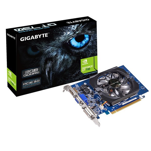 Tarjeta Gráfica Gigabyte GeForce GT 730 2GB GDDR3